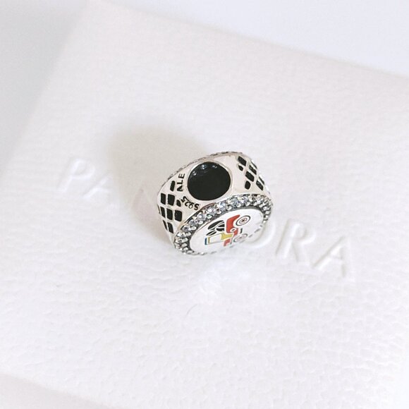 Pandora Colombia Exclusive Country Truck Flag Colors Bead Charm S925 Silver - Picture 8 of 9